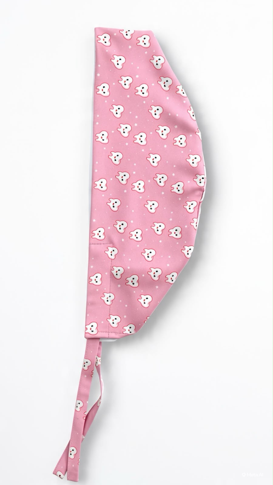 Gorro quirúrgico odonto dientes rosa